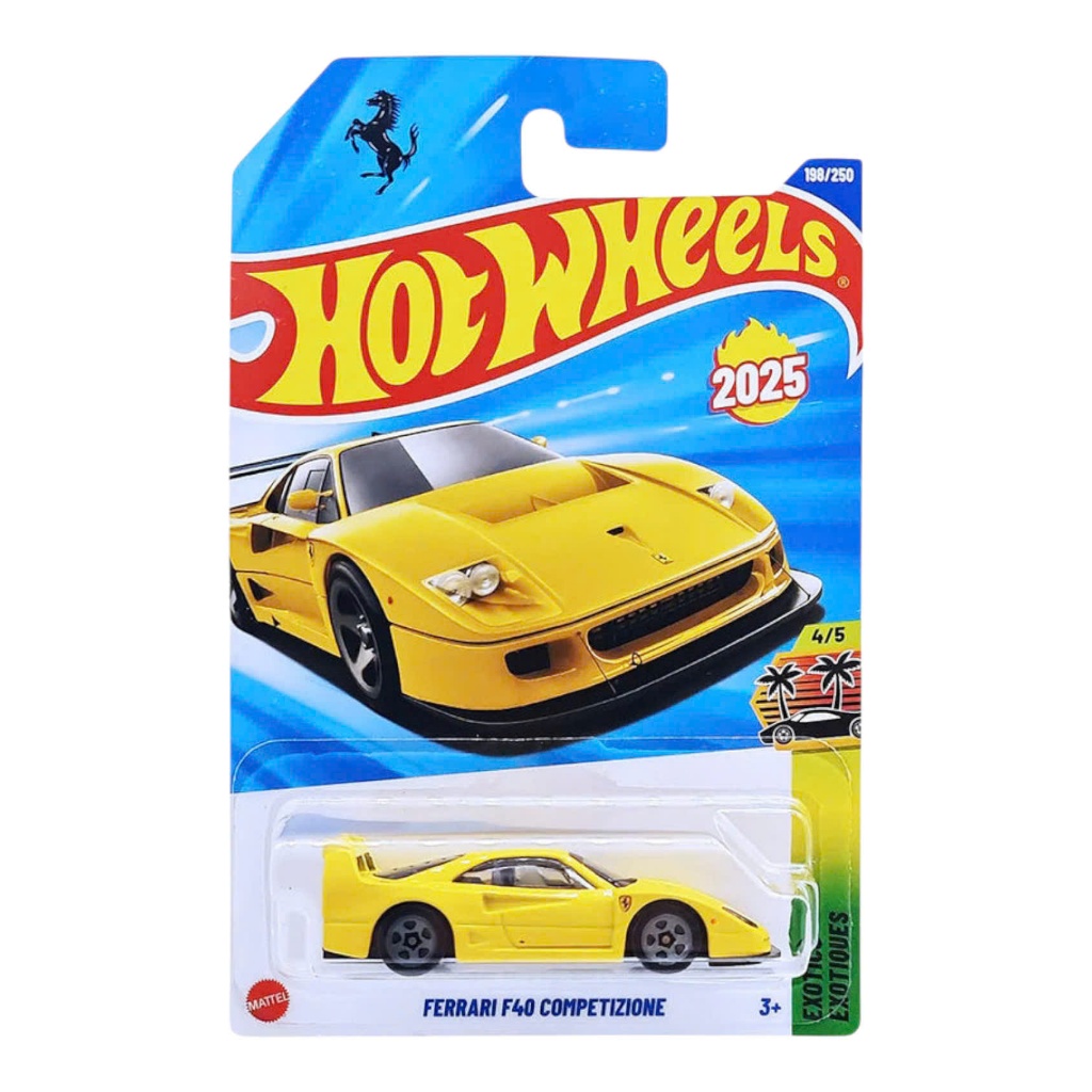 Hot Wheels Ferrari F40 Competizione 2025 mẫu Ferrari cực đẹp cho dân sưu tầm