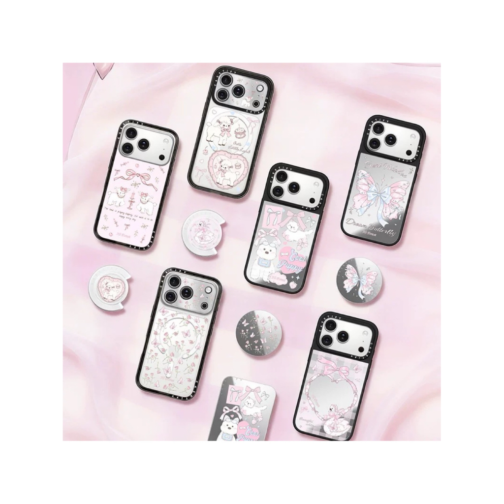 CASETiFY - (ORDER) Ốp lưng Chính Hãng Forest Morning News Series họa tiết hoa lá mùa xuân dành cho i