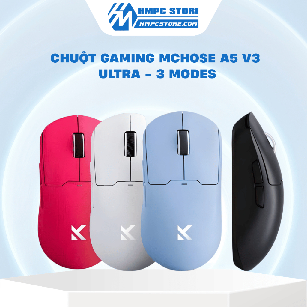 [CHÍNH HÃNG VN] Chuột Gaming MCHOSE A5 V3 Ultra 3 Mode | Bảo hành 12 tháng