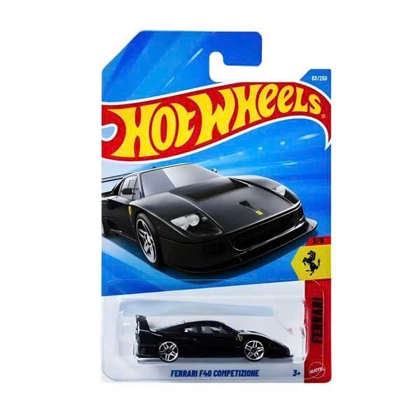 Hot Wheels Ferrari F40 Competizione Màu Đen Xe Mô Hình Sưu Tầm Ferrari