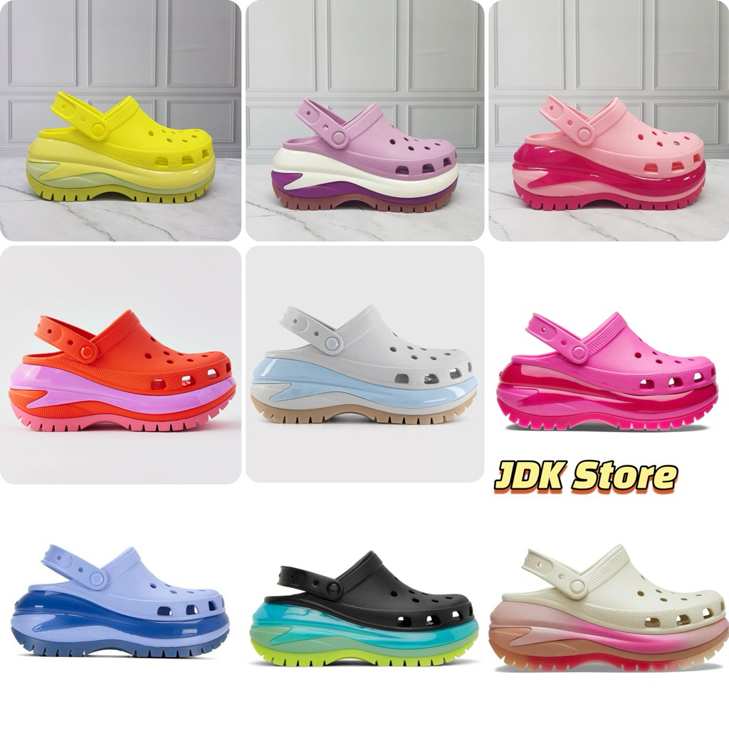 JDK Store_Giày Sục Mega Đế Bóng Các Màu Trend