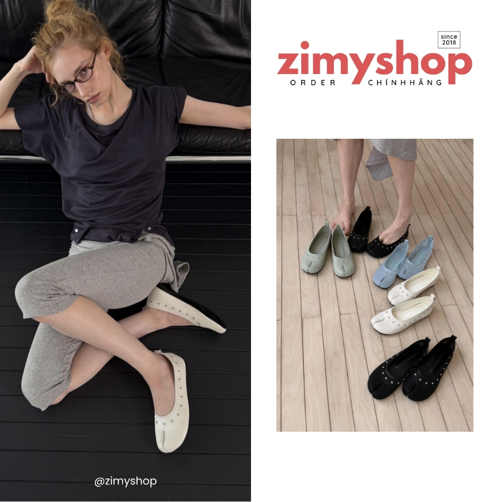CHÍNH HÃNG STUD TABI FLAT ASURA HÀN QUỐC