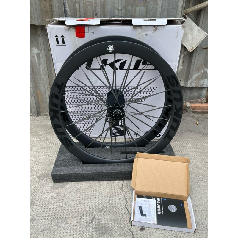 [GRAVEL VN] Wheelset Carbon TUKUS C50-Y C50-A Nhẹ, Cứng, Tốc Độ ( mới 100% fullboxed chính hãng)