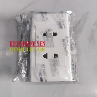 MẶT 2 Ổ CẮM 2 LỖ SINO - S18