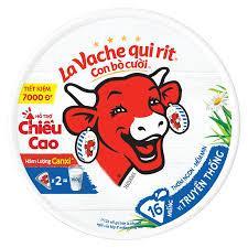 Combo 5 hộp Phô mai Con Bò Cười 16 Miếng 224g – Vị truyền thống (La Vache qui Rit)