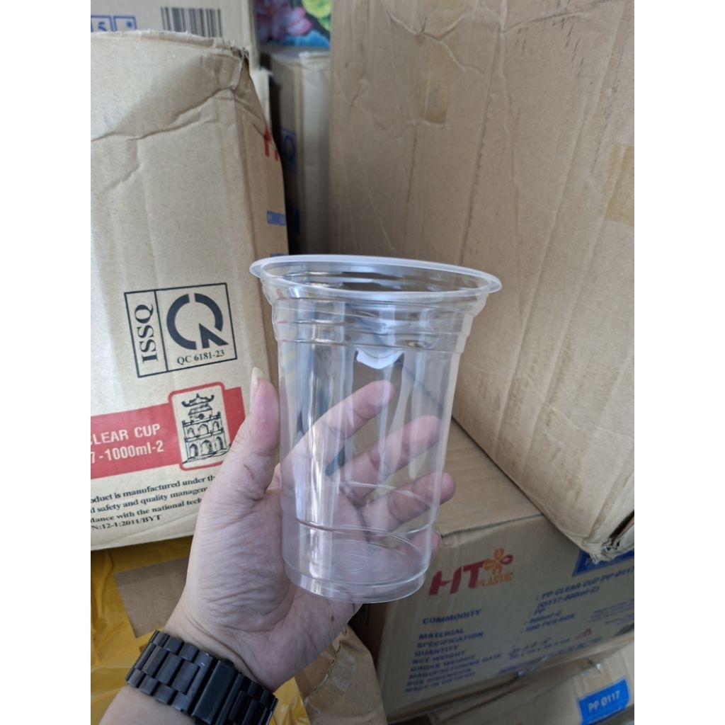 Combo 100 ly 100 nắp cốc 800ml ( 800 thiếu, ko đủ 800ml)