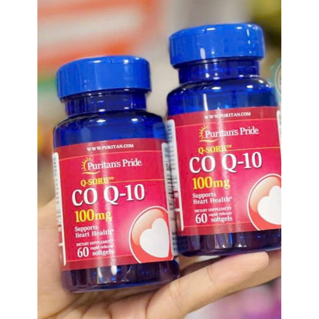 ♥️🌺 [HSD 08/2027] Viên Uống Hỗ Trợ Tim Mạch Puritan's Pride Q-SORB Co-Q10 100mg 60 viên, 120 viên & 