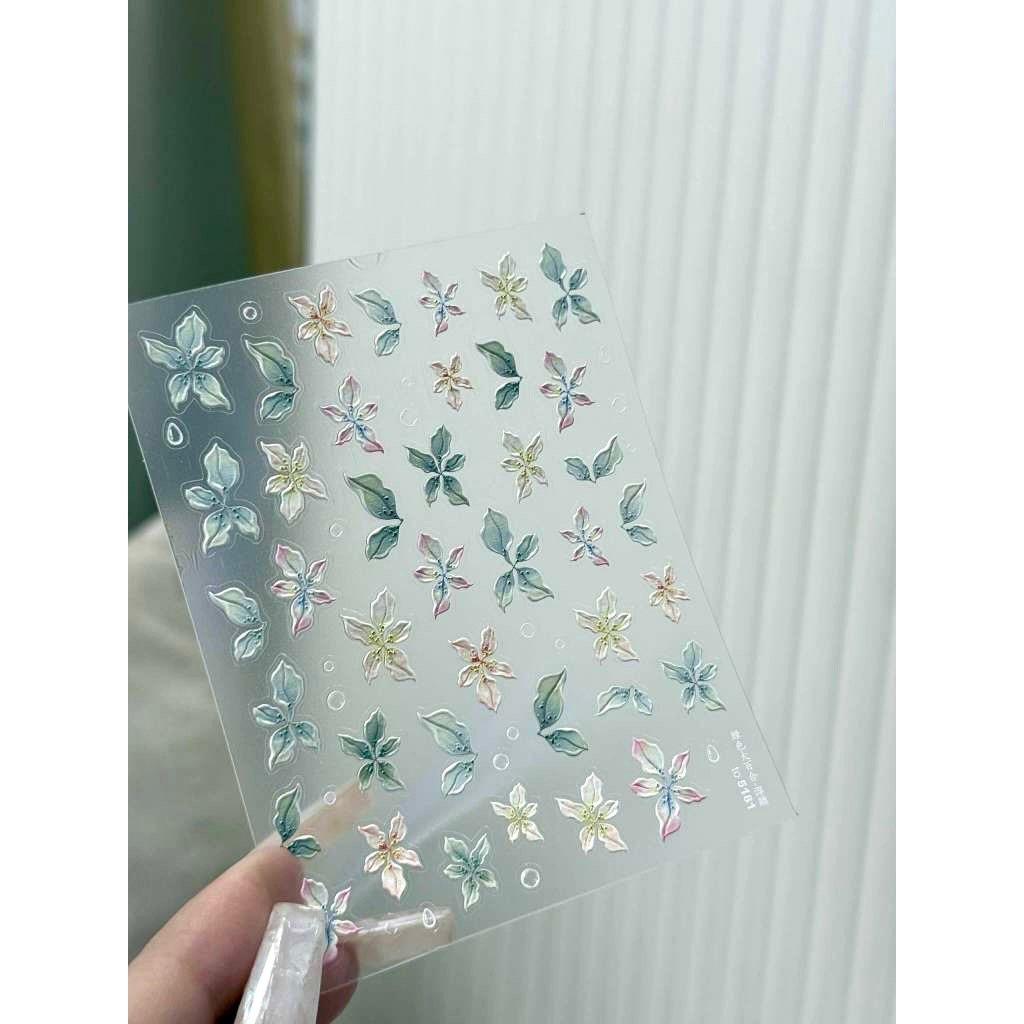 Phụ kiện nail - Sticker Tomoni hoa 5181