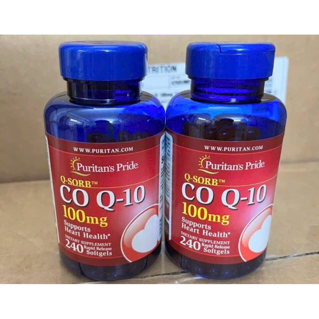 ♥️🌺 [HSD 08/2027] Viên Uống Hỗ Trợ Tim Mạch Puritan's Pride Q-SORB Co-Q10 100mg 60 viên, 120 viên & 
