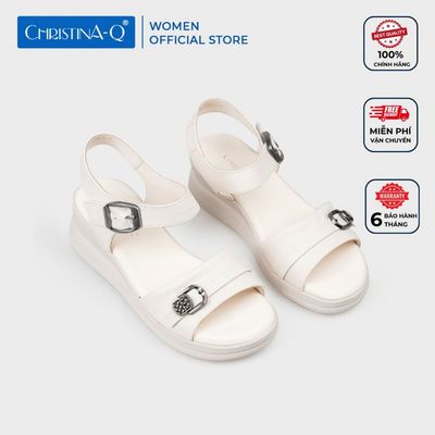 Giày Sandals Nữ Đế Xuồng CHRISTINA-Q XDX166I