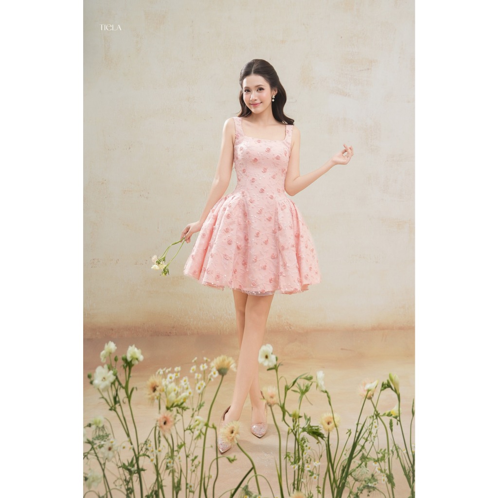 TIELA Đầm váy hoa dáng ngắn - Rose Dress | BigBuy360 - bigbuy360.vn