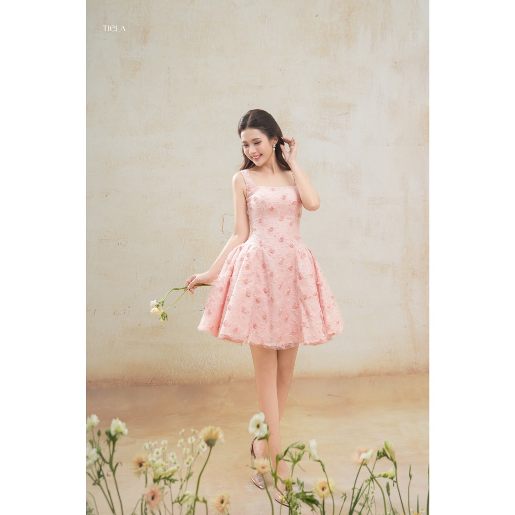 TIELA Đầm váy hoa dáng ngắn - Rose Dress | BigBuy360 - bigbuy360.vn