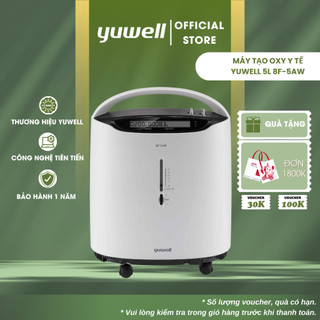 Máy Tạo Oxy Y Tế 93% Yuwell 8F-5AW - Hỗ Trợ Bệnh Nhân Suy phổi, Rối loạn hô hấp - Bảo Hành 1 Năm