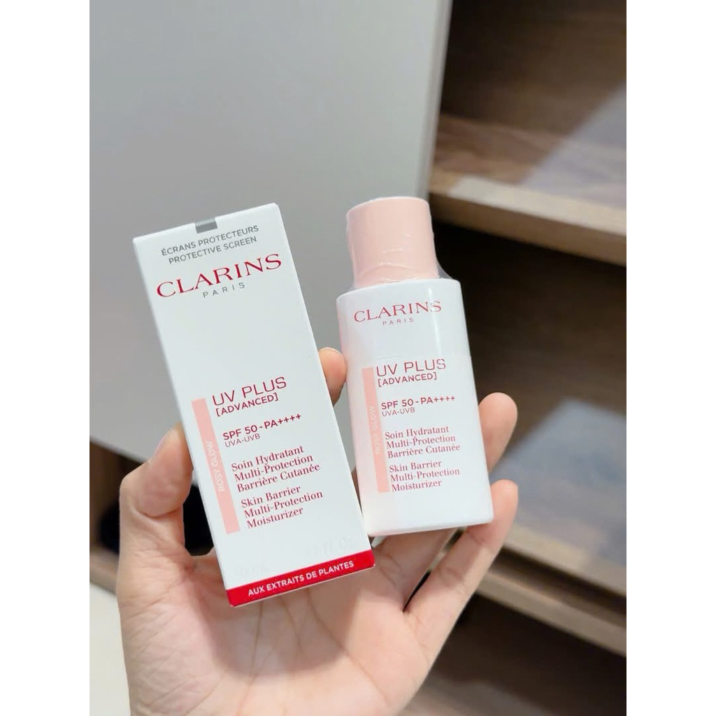 [AUTH 100%] KEM CHỐNG NẮNG CLARINS DẠNG SỮA #ROSY GLOW MẪU MỚI