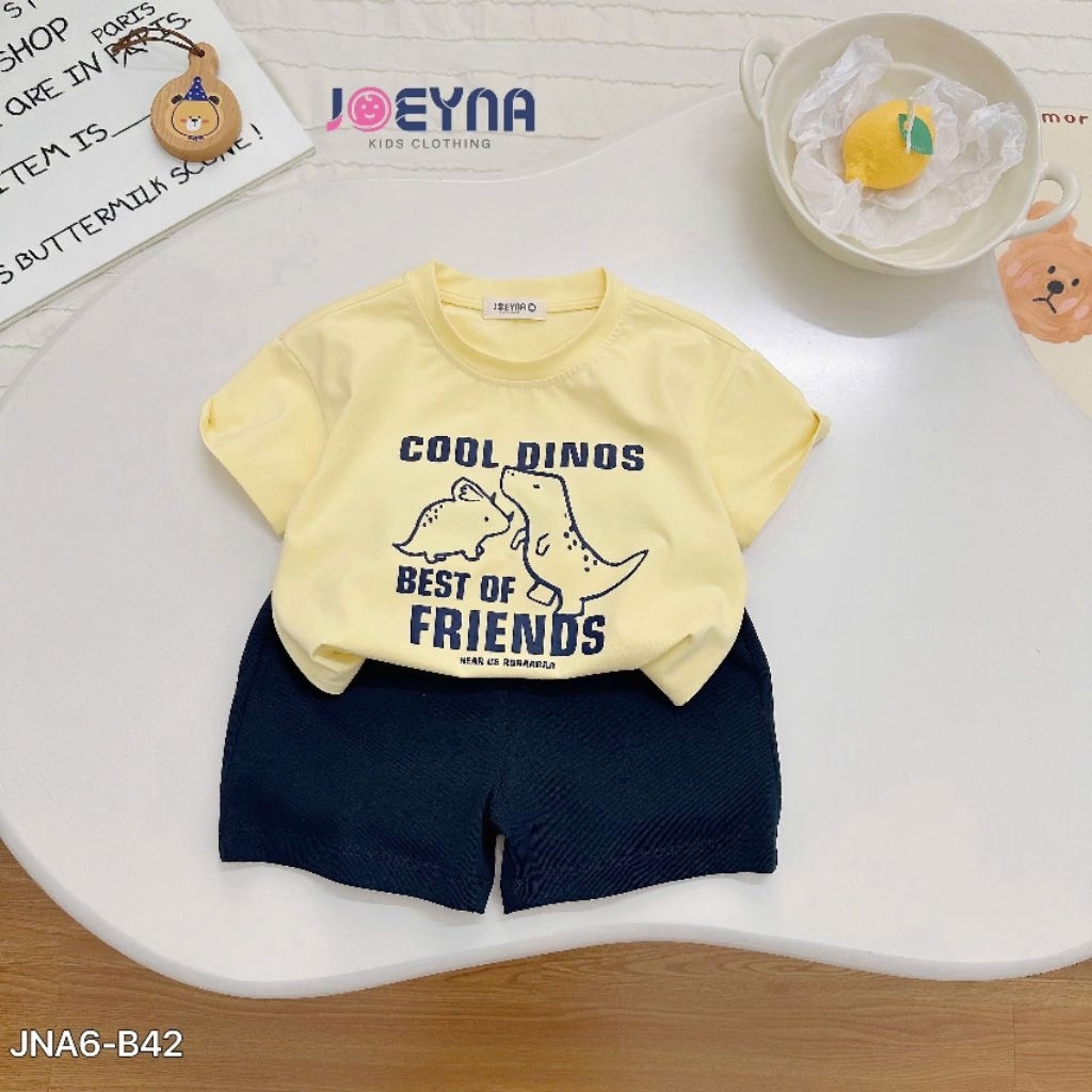 Sét bộ cộc tay khủng long Joeyna cho bé