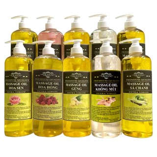 Dầu Massage Body vói nhấn 1 lít -  Can 5 lít Tinh Dầu Thiên nhiên 100% dùng cho mọi loại da ( nhiều mùi tự chọn)