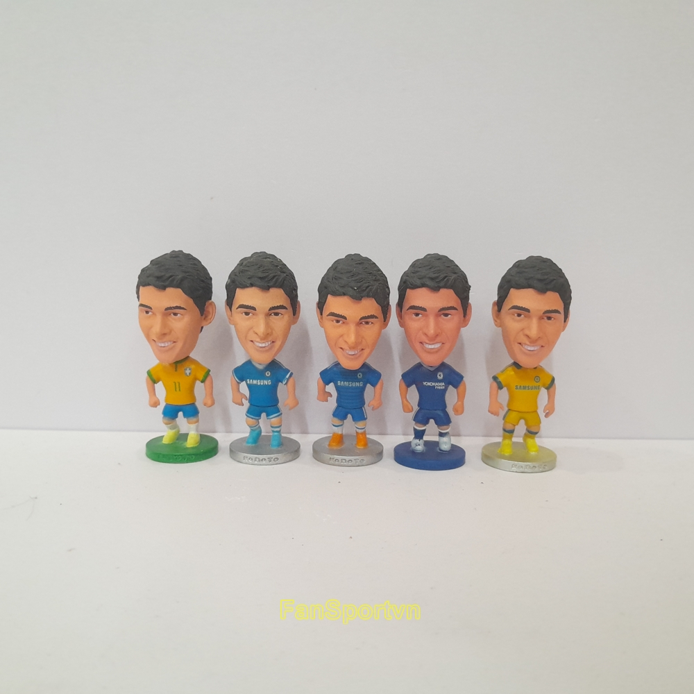 Mô hình tượng cầu thủ bóng đá Oscar Brazil Chelsea 2014 2015 2016 home away kodoto soccerwe prostars