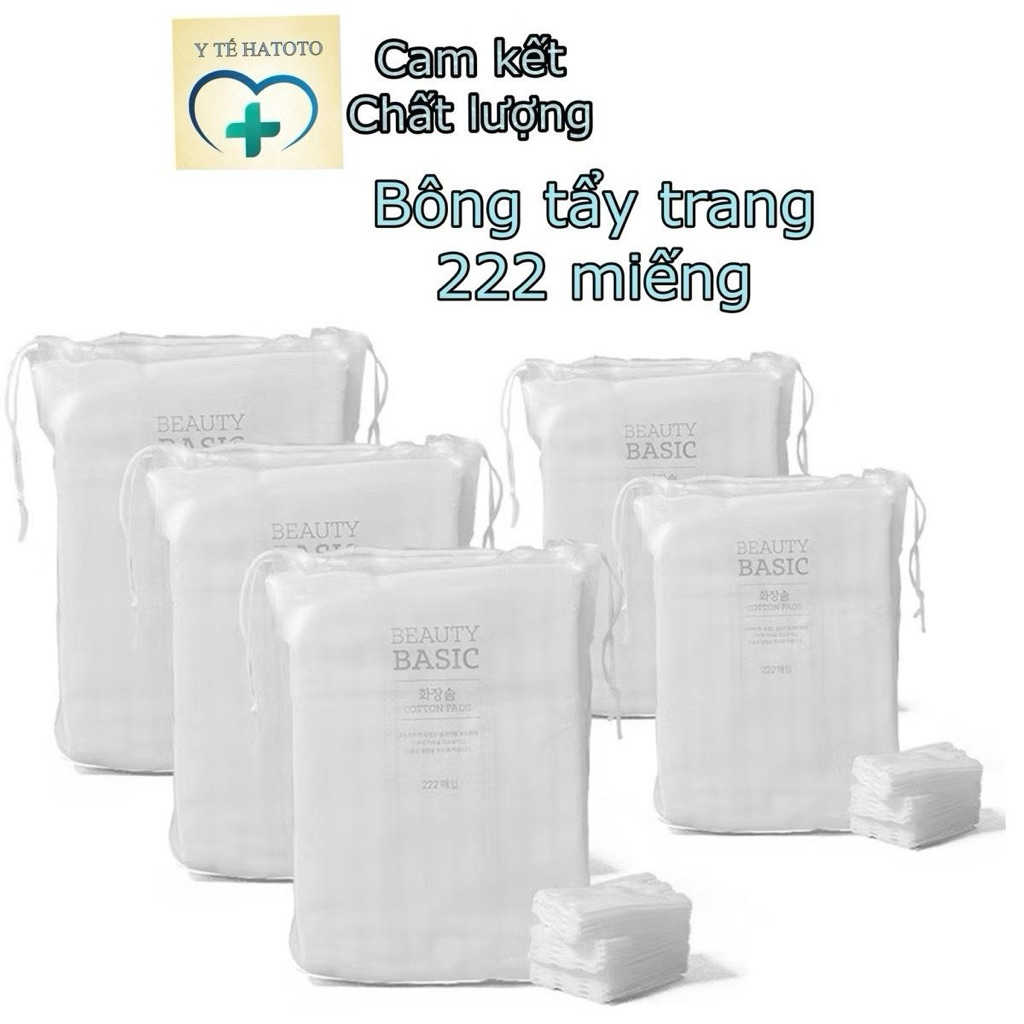 Combo 5 túi Bông Tẩy Trang Emart 222 Miếng