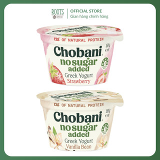 (Ship hỏa tốc) CHOBANI - Sữa Chua Hy Lạp, No Sugar Added Greek Yogurt (150g)