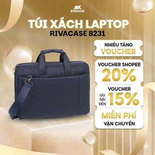 Cặp xách laptop rivacase 8231 15.6 inch – thiết kế hiện đại, quai đeo êm & đệm bảo vệ laptop hiệu quả