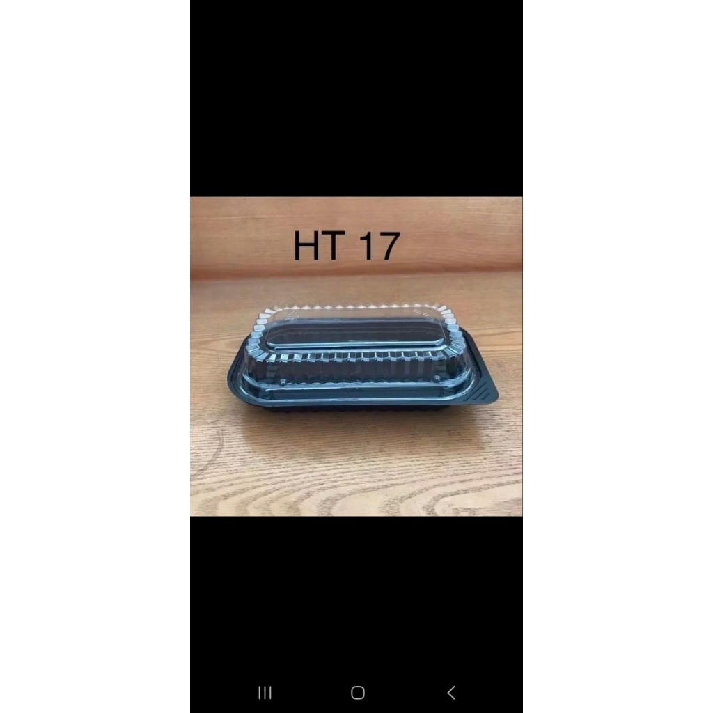 Hộp H17 chữ nhật đen +nắp