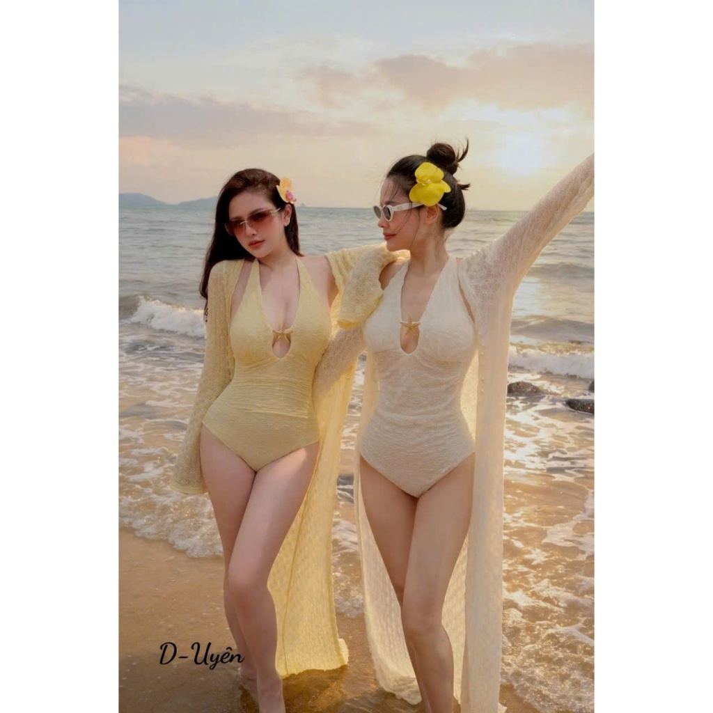 Set Đồ Nữ Đẹp, Outfit Nữ Thời Trang, Set Quần Áo Nữ Dễ Mặc bộ đò ren đi biển hàng cao cấp siêu xinh qq386 | BigBuy360 - bigbuy360.vn