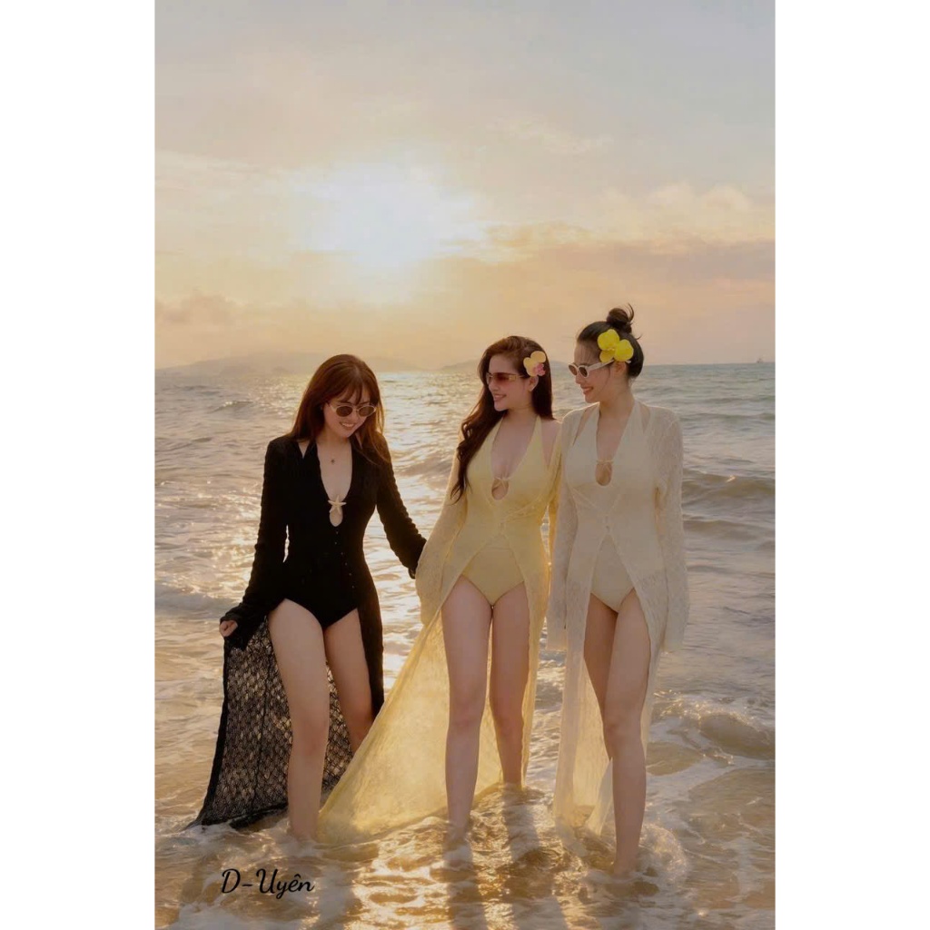 Set Đồ Nữ Đẹp, Outfit Nữ Thời Trang, Set Quần Áo Nữ Dễ Mặc bộ đò ren đi biển hàng cao cấp siêu xinh qq386 | BigBuy360 - bigbuy360.vn