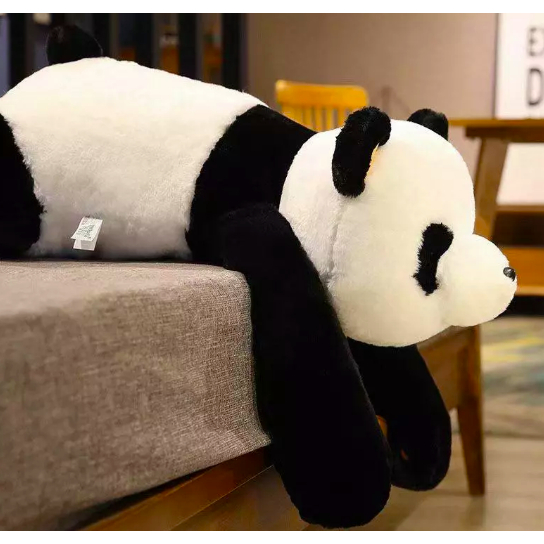 Gấu Bông Gấu Trúc Panda Gấu Bắc Cực Nằm Ngủ, Thú Nhồi Bông Gấu Bắc Cực Và Panda Gối Ôm