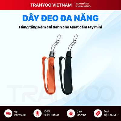 Dây Đeo Quạt Mini Đa Năng Tranyoo Việt Nam Chất Liệu Bền Bỉ Đeo Quạt Chắc Chắn