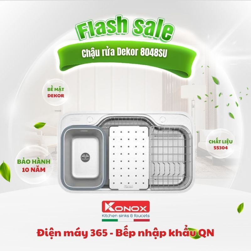 Chậu rửa bát Konox Workstation Sink Dekor 8048SU - Chậu rửa bát Konox Workstation Sink Dekor 8048SU