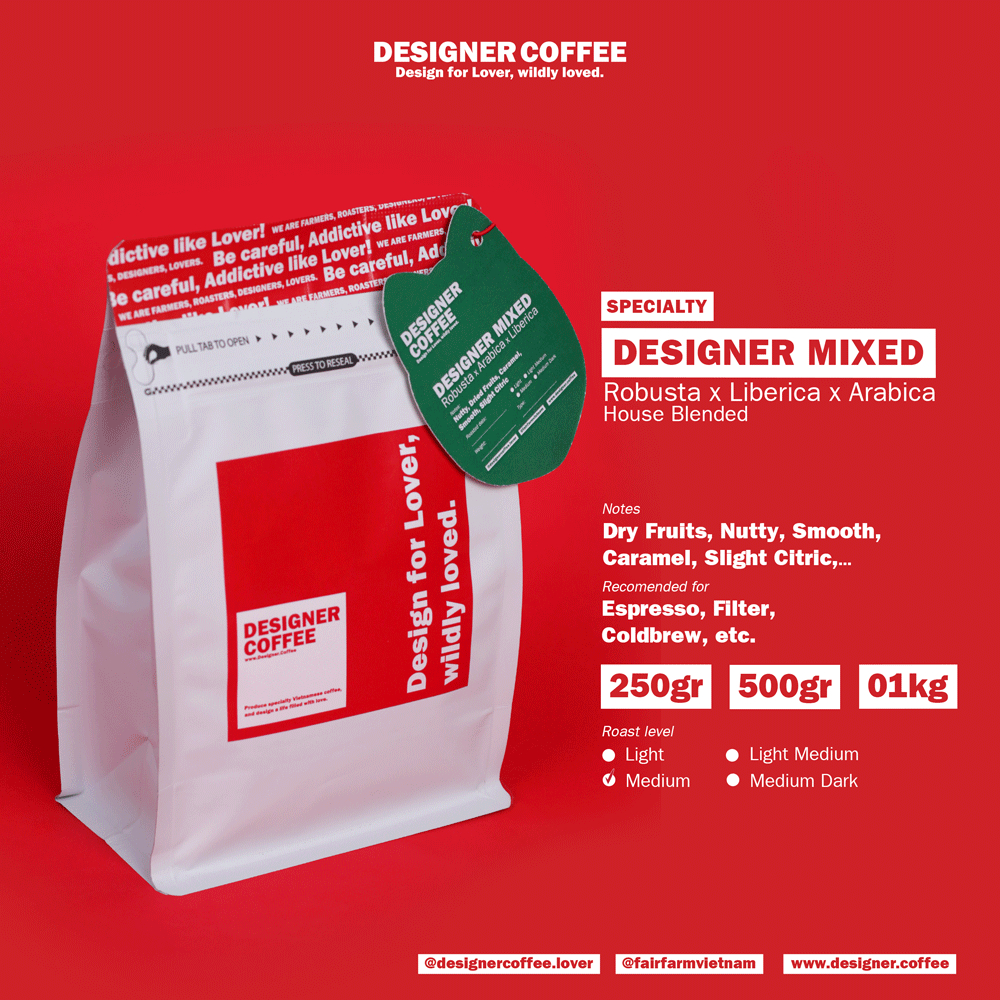 Cà phê Designer Mixed - Designer Coffee