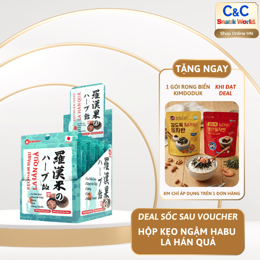 Kẹo ngậm  La Hán Quả EIKODO 15g*12gói/hộp - EIKODO HN