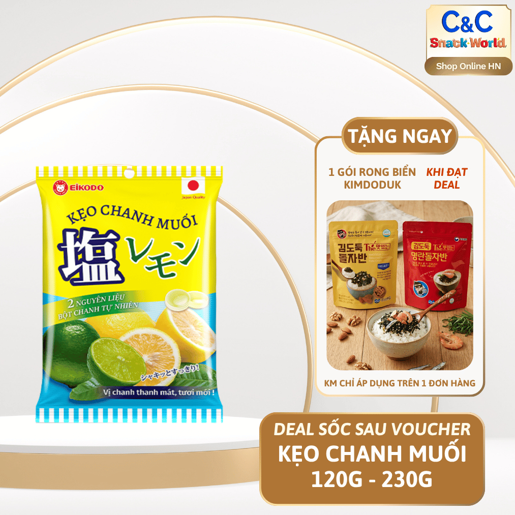Kẹo Chanh Muối EIKODO 120gram - 230gram - EIKODO HN