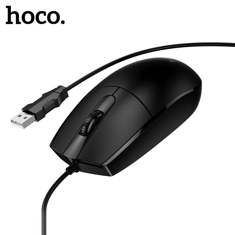 Chuột có dây dành cho máy tính Hoco GM50 League, chân cắm USB | BigBuy360 - bigbuy360.vn