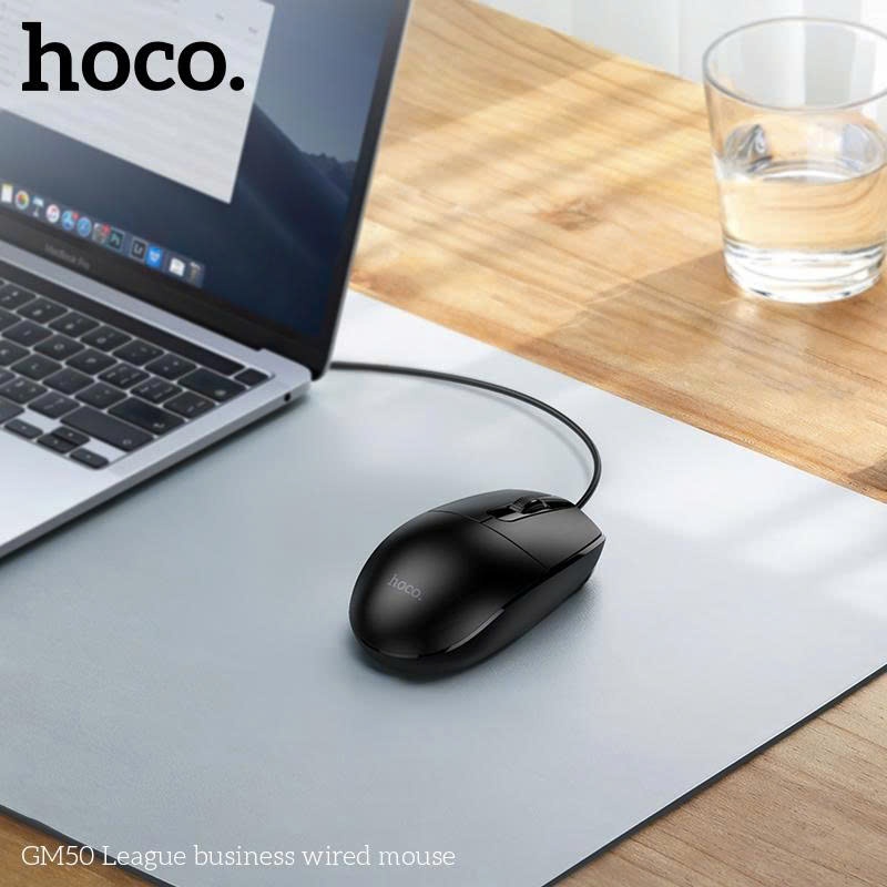 Chuột có dây dành cho máy tính Hoco GM50 League, chân cắm USB | BigBuy360 - bigbuy360.vn