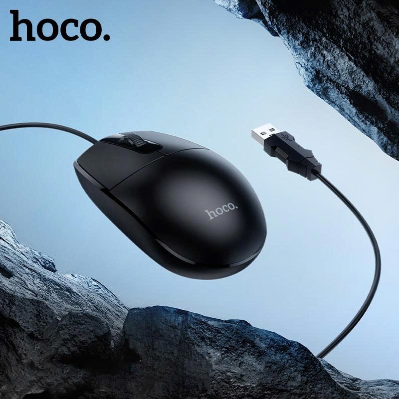 Chuột có dây dành cho máy tính Hoco GM50 League, chân cắm USB | BigBuy360 - bigbuy360.vn