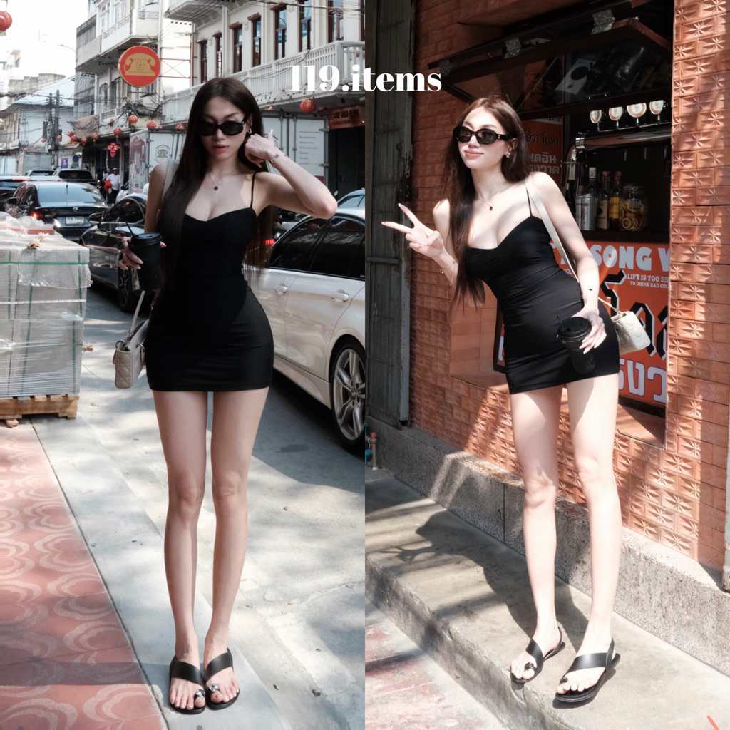 Đầm Body 2 Dây Ôm Dáng Slay 2 Lớp 119.items