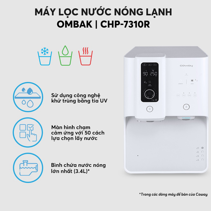 Máy lọc nước Coway Ombak CHP-7310R