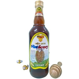 Mật ong Viethoney chai thủy tinh 700g