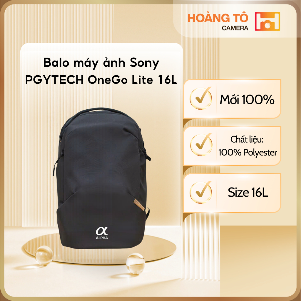 Balo máy ảnh Sony PGYTECH OneGo Lite 16L | Mới 100%