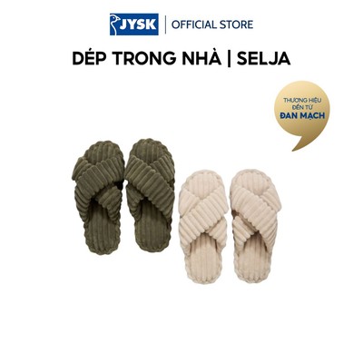 Dép trong nhà | JYSK SELJA | polyester | nhiều màu | size 35-42