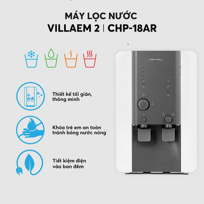 Máy lọc nước Coway Villaem 2 CHP-18AR - 4 chế độ nước