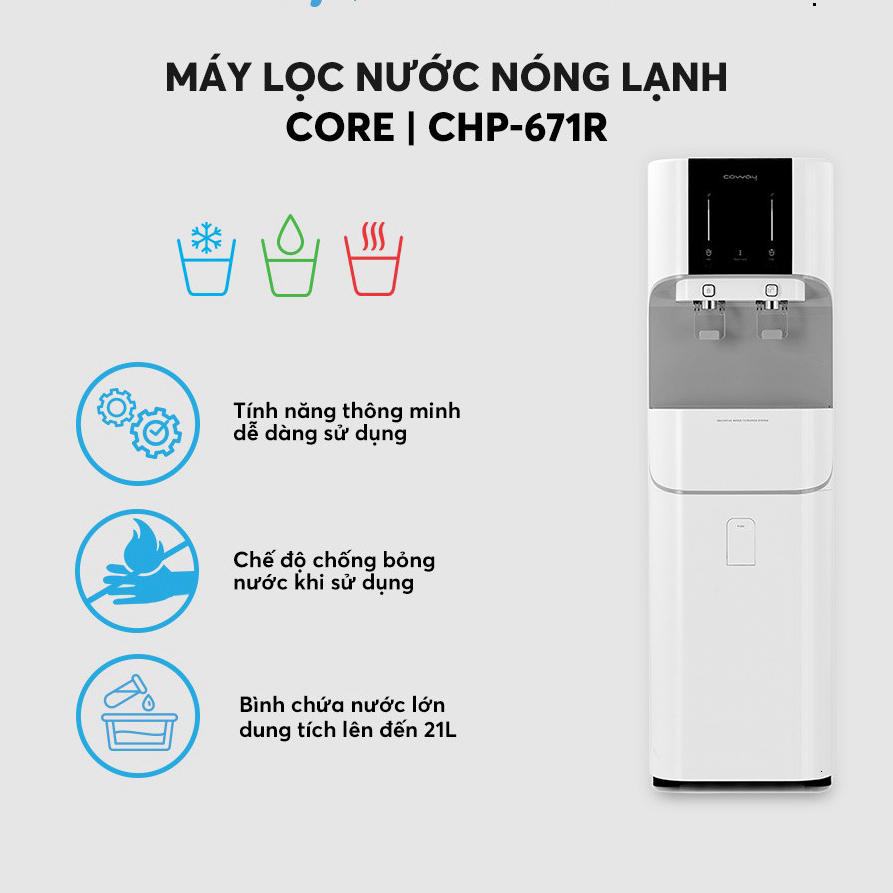 Máy lọc nước Coway Core CHP-671R