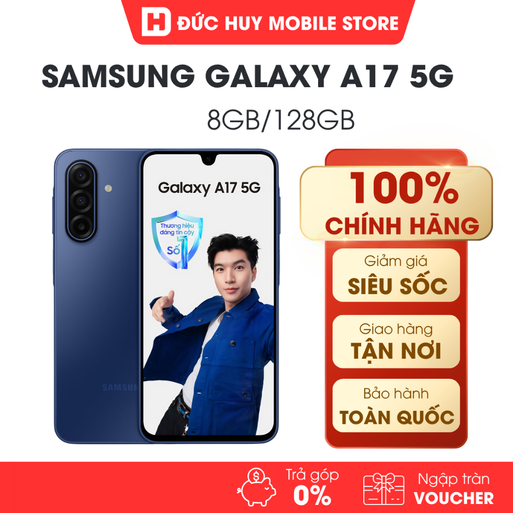 Điện Thoại Samsung Galaxy A17 5G 8GB/128GB Chính Hãng | BigBuy360 - bigbuy360.vn