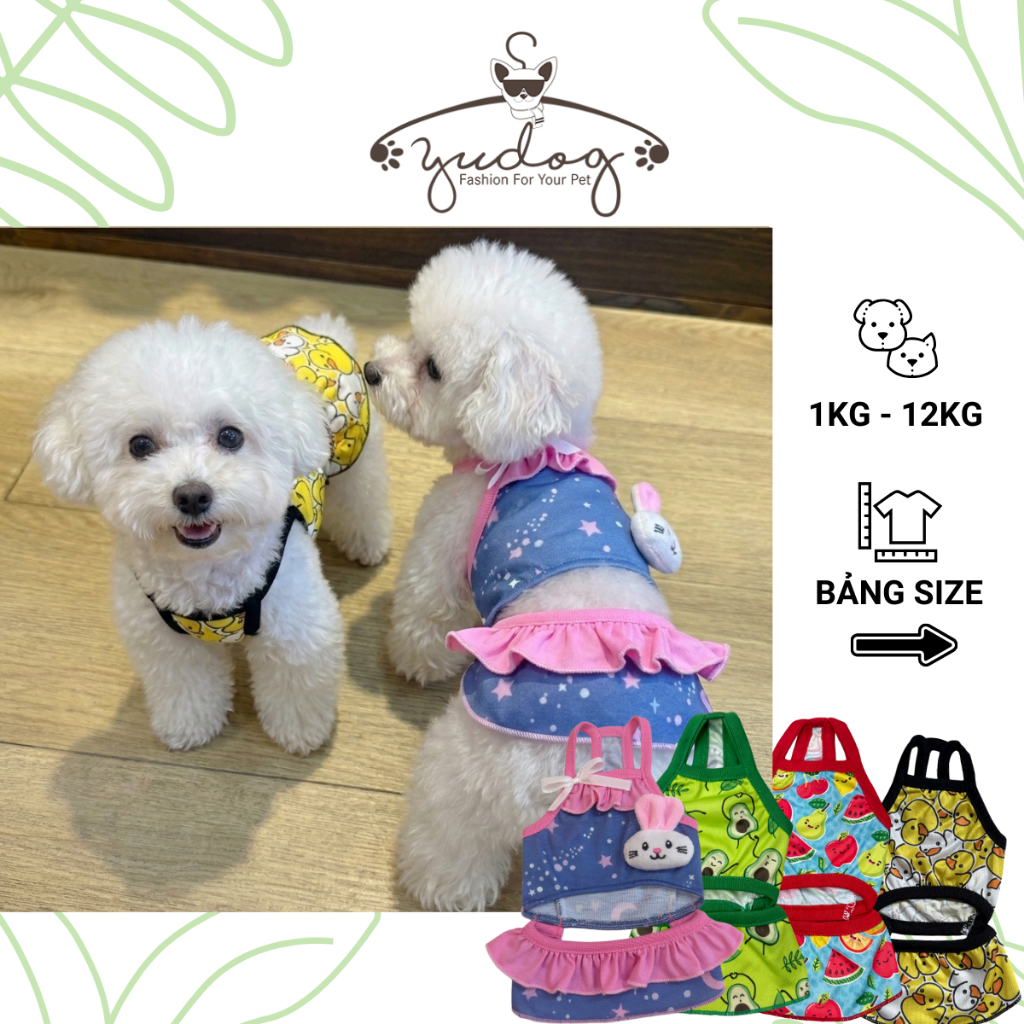Đồ bikini đi biển cho chó mèo Yudog