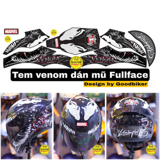 Tem dán mũ Bảo hiểm Fullface Shoei