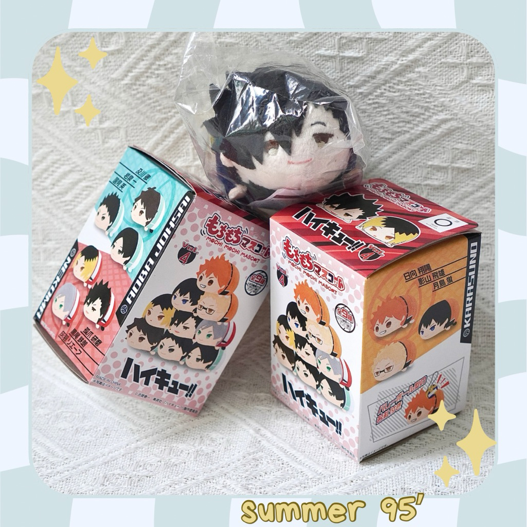 [SẴN-SUMMER 95’] Blind box hộp mù gấu bông mochi mascot Haikyuu vol.4