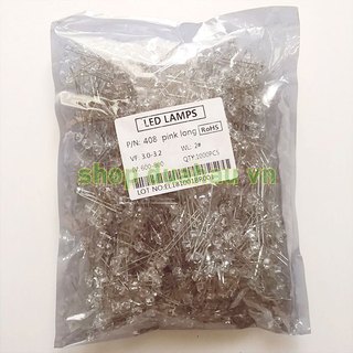 [1.000 bóng led] Led bóng lùn - đầu dù 5mm - bóng led trong