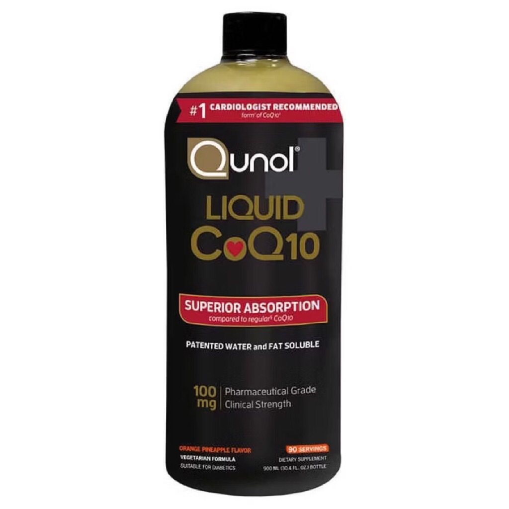 Bổ sung CoQ10 dạng nước Qunol Liquid CoQ10 100mg 900ml
