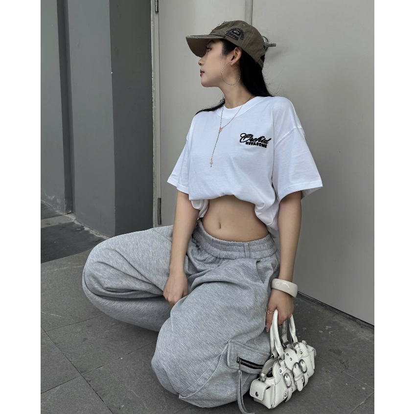 Áo Thun Boxy Orchid Nevasome Cotton 250gsm LocalBrand Tay Lỡ Form Rộng Nam Nữ Menswear Womenswear | BigBuy360 - bigbuy360.vn